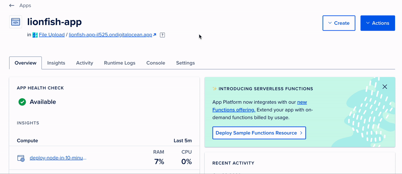 Viewing Uploaded Files in the App Console