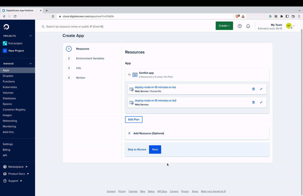 Creating Your Resource