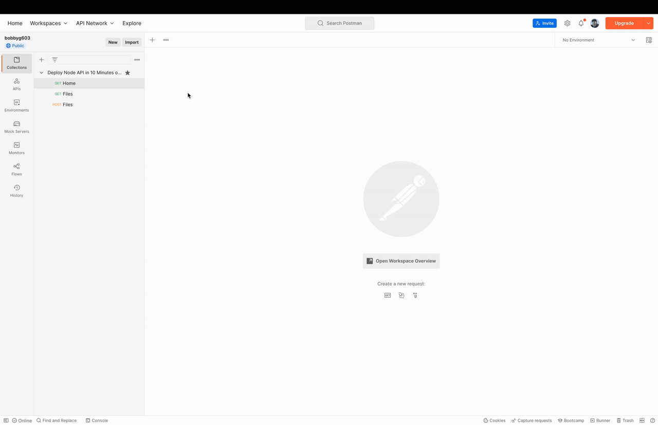 Postman POST Files Request