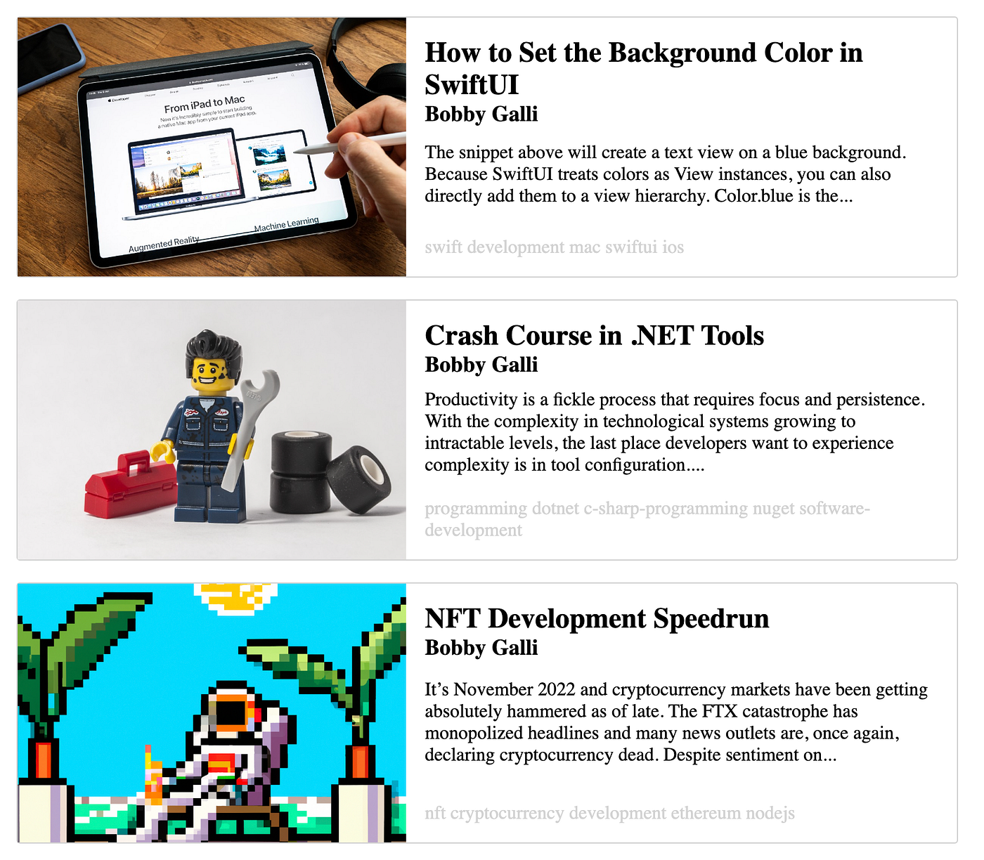 Medium feed component