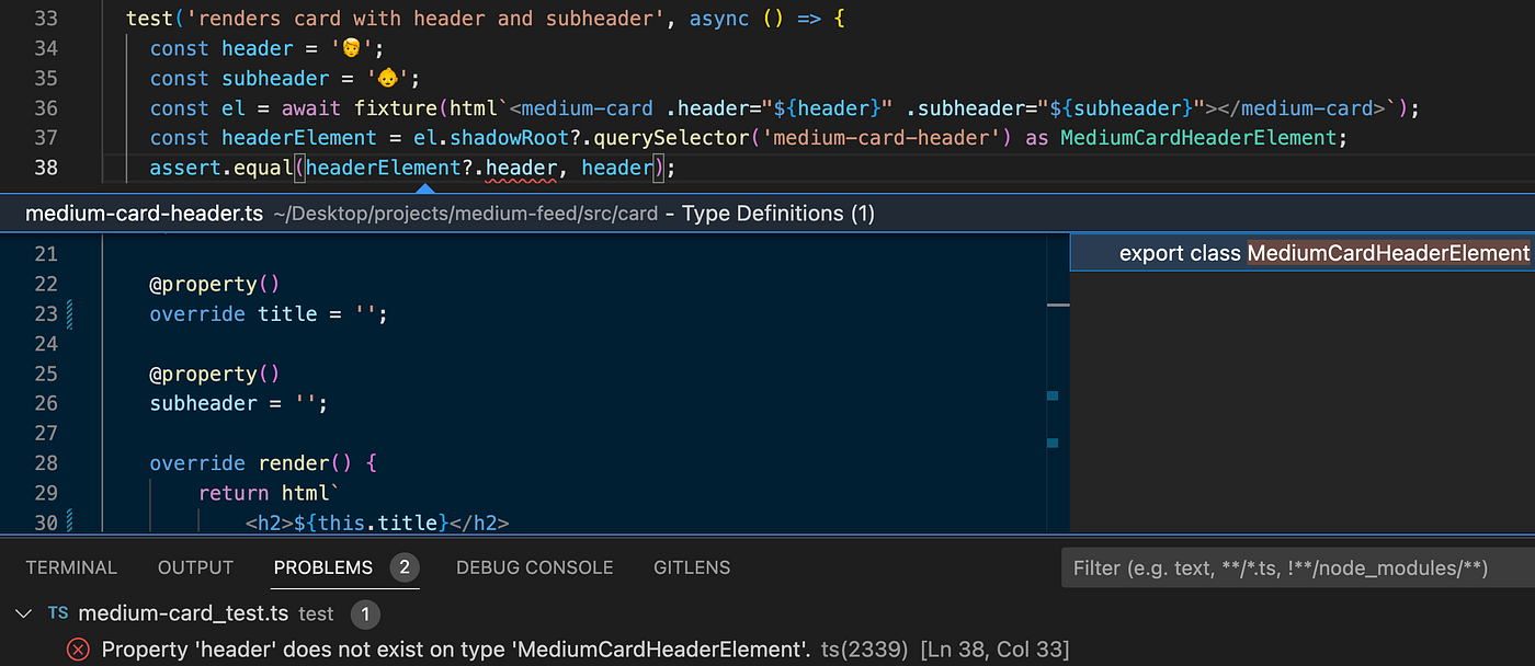 Medium header type safety example